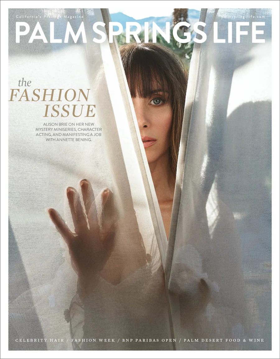 Palm Springs Life magazine the fashion issue with Alison Brie on the cover
