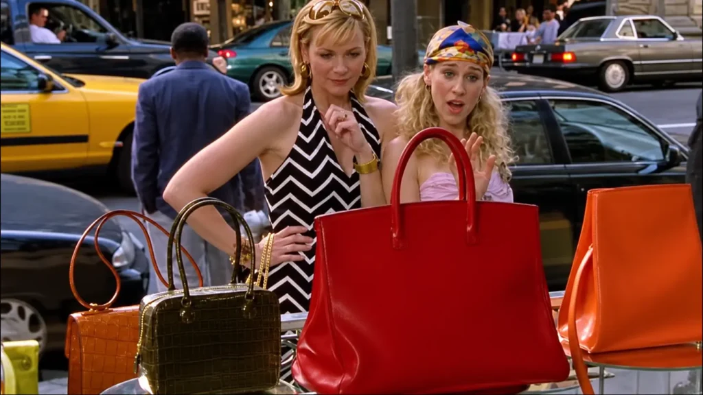 Samantha from Sex and the City coveting the Birkin bag through the store window is a luxury brand marketing coup.